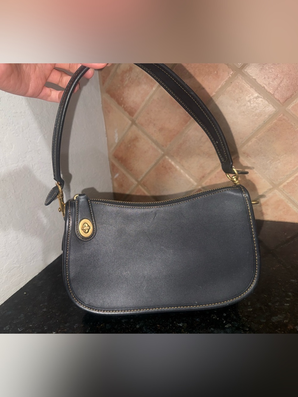 Coach Swinger Bag Black large